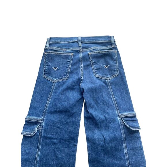 Hudson Estilo Cargo Wide Leg Denim Jeans - Picture 10 of 13